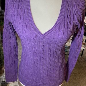 Loft purple top in excellent condition